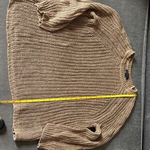J. Crew Tan Knit Pullover